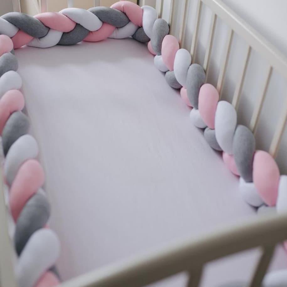 Crib shop braided bumpers