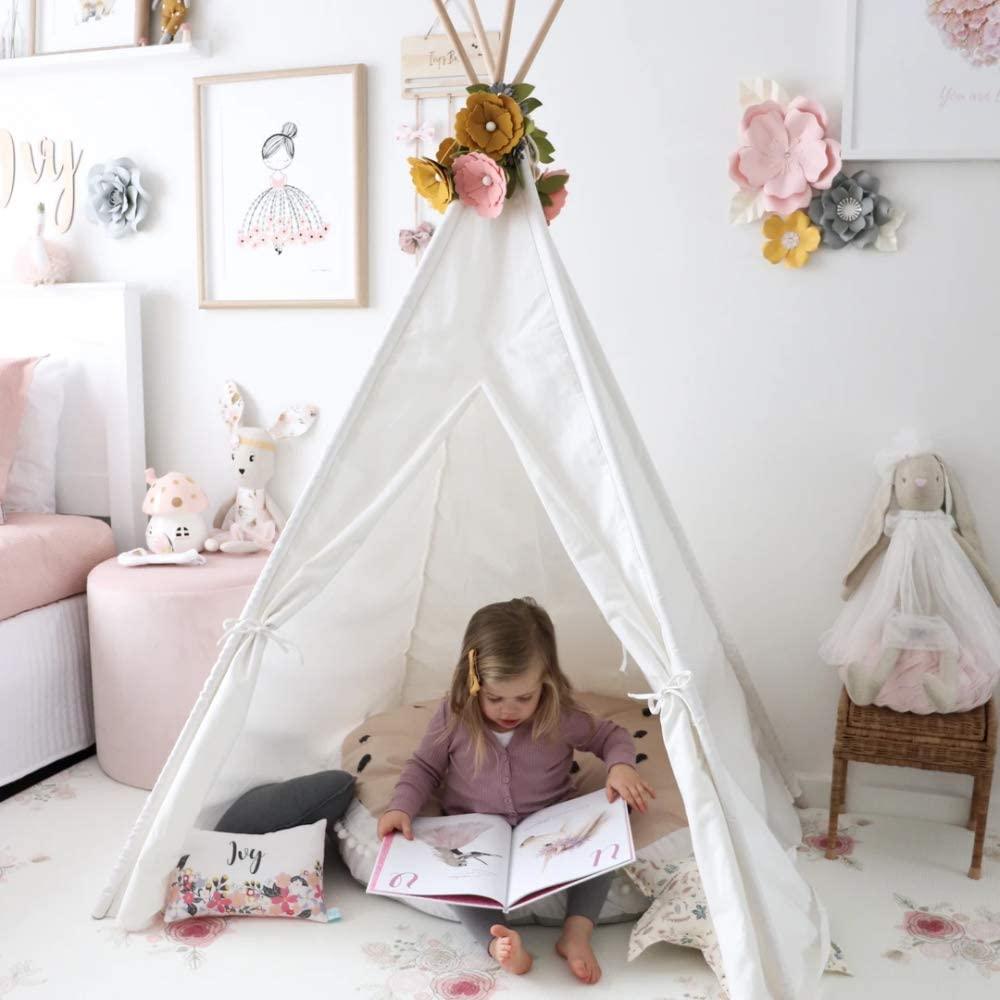 TeePee Tent for Kids/ Foldable Tent - Bug & Bean Decor