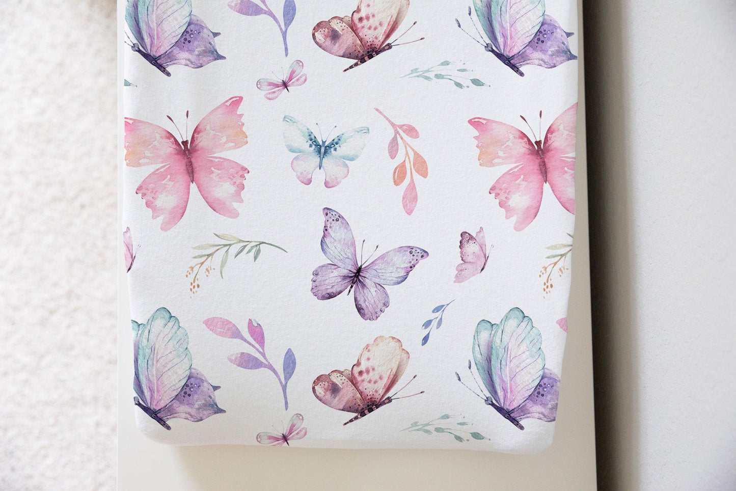 Butterfly Change Pad Cover - Bug & Bean Decor