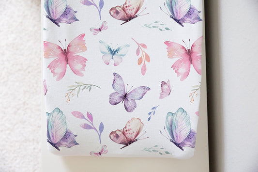 Butterfly Change Pad Cover - Bug & Bean Decor