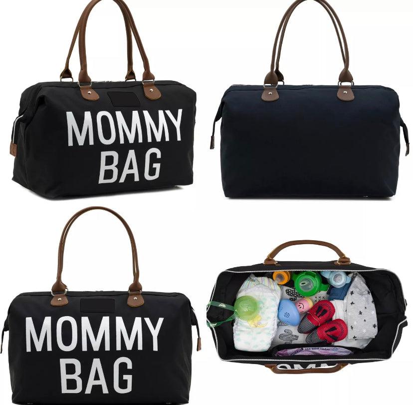 Mommy Bag (Black) - Bug & Bean Decor