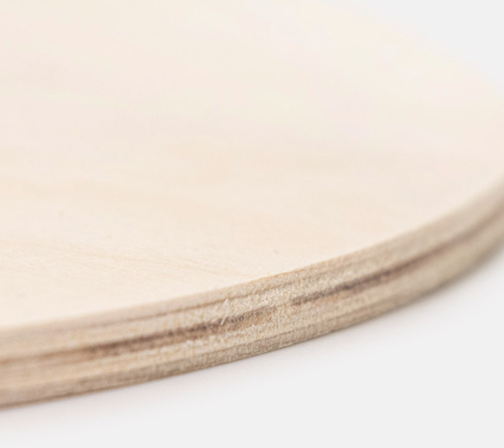 Custom Polar Bear Bow Printed Wooden Round
