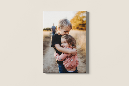 Traditional Stretched Canvas Custom Print (Portrait)