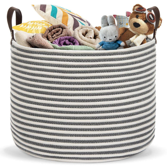 Cotton Rope Laundry Basket (XL) - Bug & Bean Decor