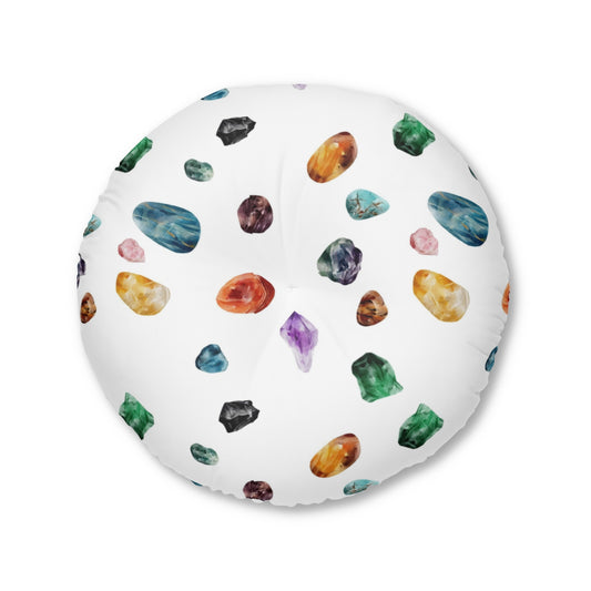 Crystals and Gemstones Floor Pillow
