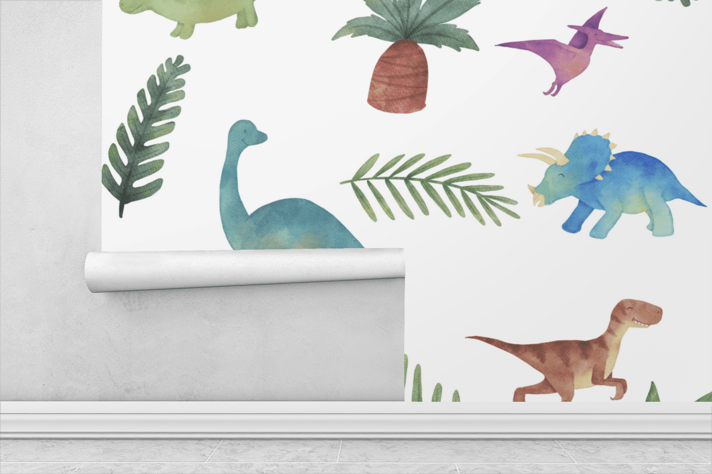 Dinosaur Wallpaper - Bug & Bean Decor