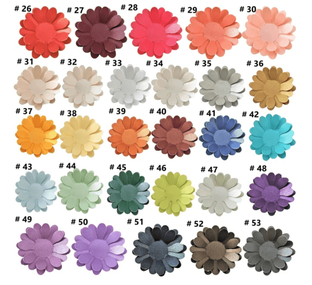 Paper Flowers Wall Decor (Rachelle) - Multiple Colours - Bug & Bean Decor