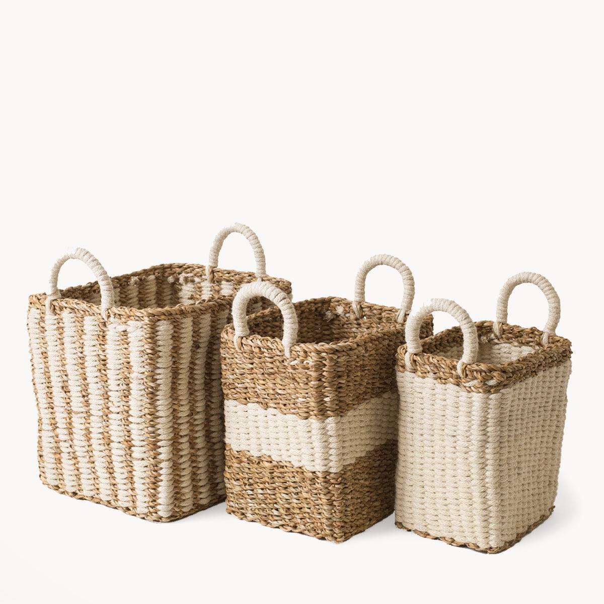 Korissa Storage Baskets (Set of 3) - Bug & Bean Decor