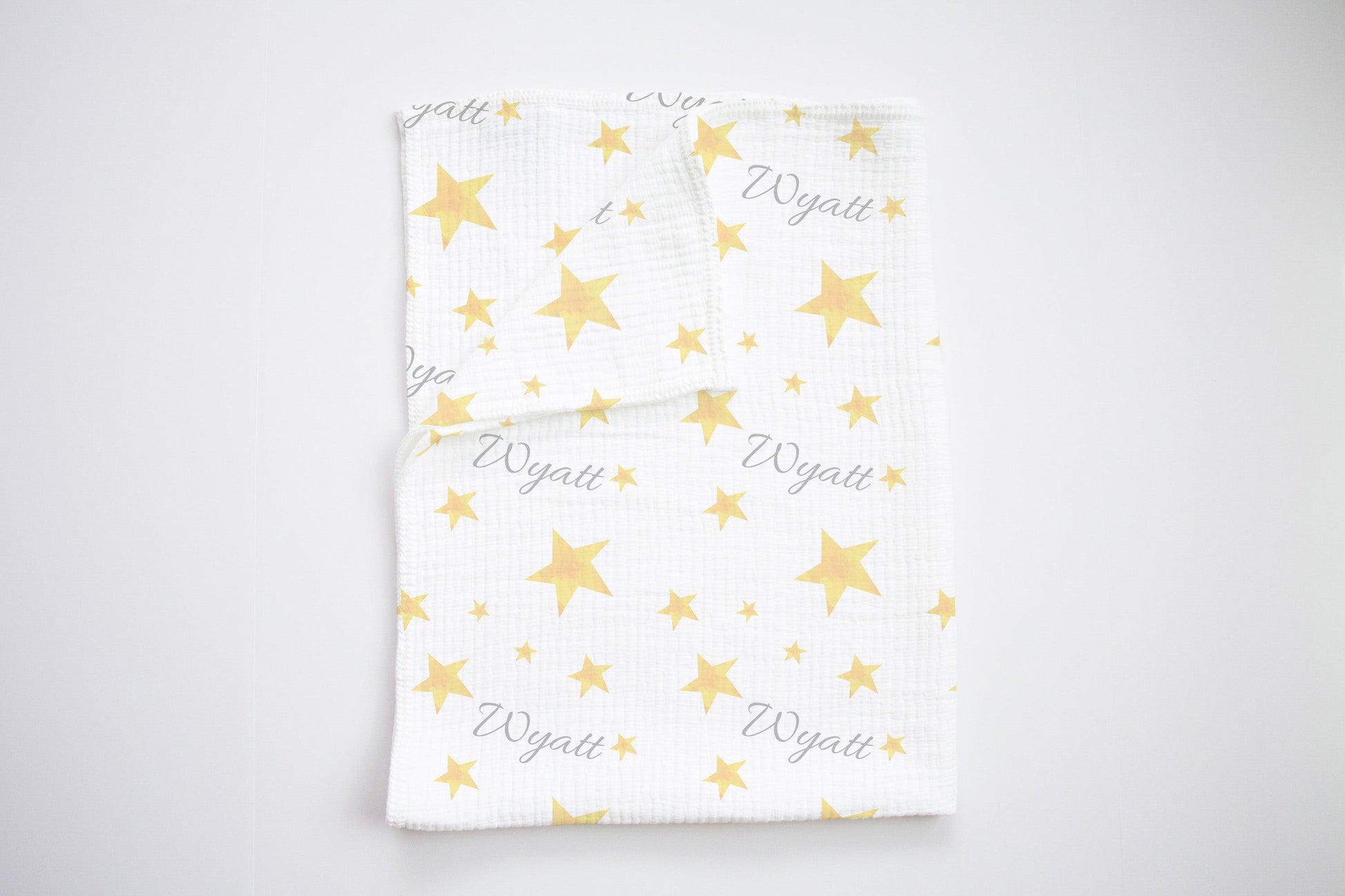 Star Personalized Swaddle - Bug & Bean Decor
